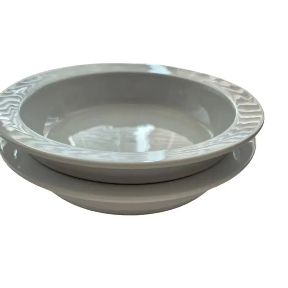 Vintage‎ Dansk Bistro Bisserup White Bowls Set 2 Made in Thailand Cottage core